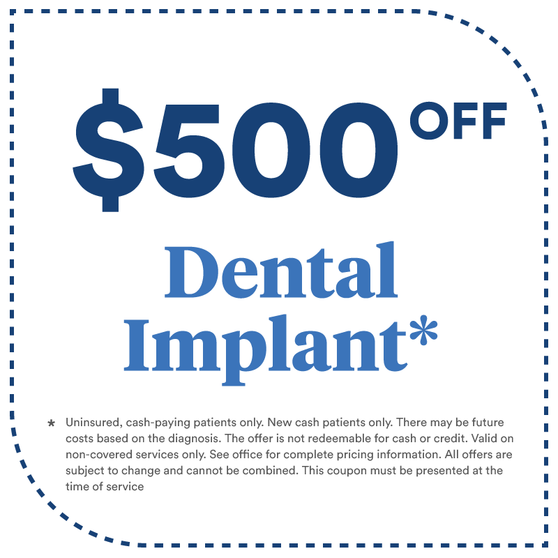 $500 Off Dental Implants